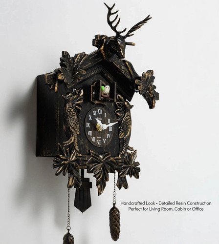 Antique style cuckoo clock - antique,