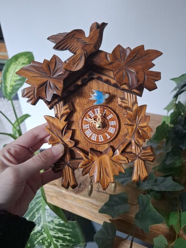 Cuckoo clock wooden - wooden, vintage