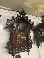 Antique Trumpeter Cuckoo Clock